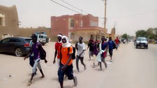 Manif soudanais Agadez